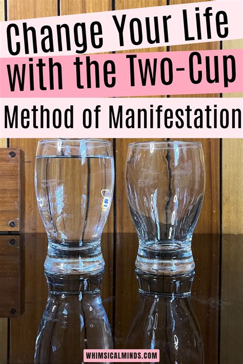 two cup manifestation|instant manifestation techniques.